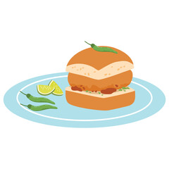 Homemade Vada Pav or Wada Pao - Indian potato sliders