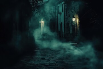 Foggy Night in a Ghost Town