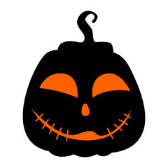 halloween decoration cartoon character. vector illustration