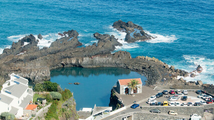 Natural pool on the island of Madeira