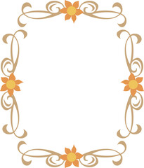Flower Vintage Frame