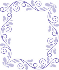 Flower Vintage Frame