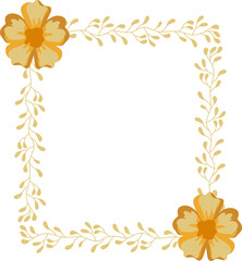 Obraz premium Flower Vintage Frame