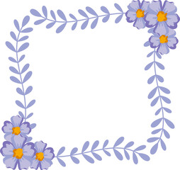 Flower Vintage Frame