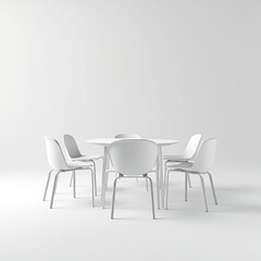 two chairs and table