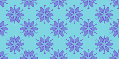 cute snowflake flower seamless pattern design, cute snowflake, cute flower, cute seamless texture
