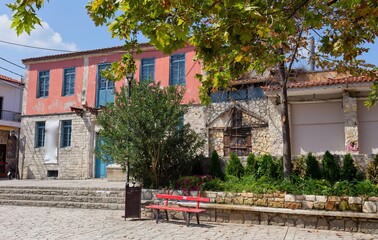 old house in the village in Afytos on the Kassandra-Chalkidiki peninsula - Greece
