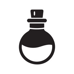 Chemistry potion experiment icon showing magical science experiment.