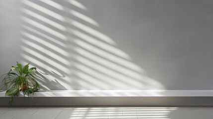 Obraz premium Simple white wall background