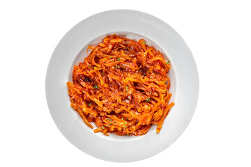 cabbage Braised suerkraut vegetable dish fresh delicious gourmet food background on the table rustick food top view copy space