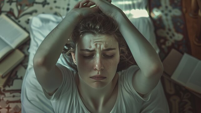 A poignant image capturing the struggles of mood disorders and the necessity of mental health care.