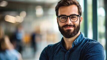 Fototapeta premium photo AI teacher male