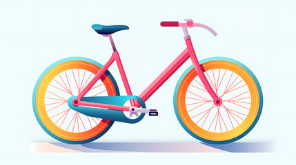 Fototapeta premium Fresh and simple bicycle