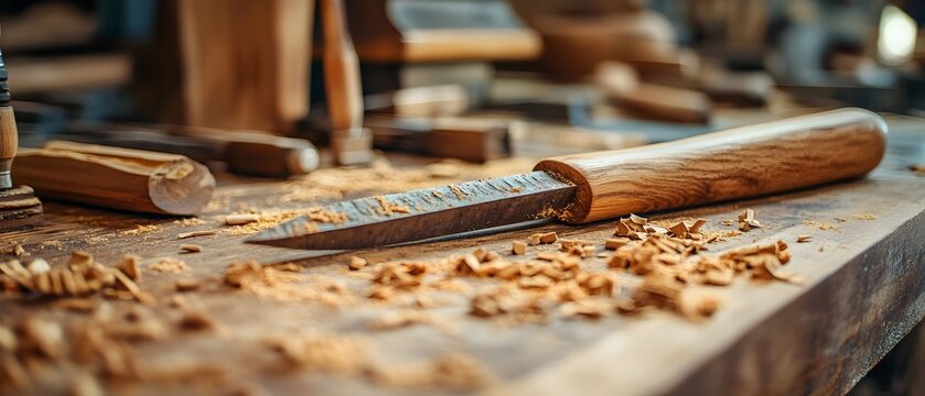 Techniques of Precise Craftsmanship Visualizing the Expert Methods Used to Achieve Superior Results in Handcrafted Items  Photography Concept with Copy Space for Text