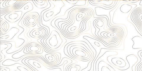 Abstract Topographic map background with wave line. Topographic map background geographic line map with seamless ornament design. Vector illustration. wave Line topography map contour background. 