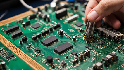 Obraz premium Electronic Circuitry
