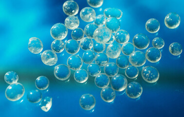 Plastic pellets or nurdles symbolizing microplastic pollution and environmental contamination. Suitable for the Plastic Pellet Free Waters Act, and U.S. Government Strategy against growing plastic