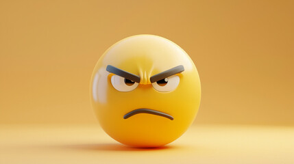Face with rolling eyes emoji – sarcastic yellow face with eyes looking upward, neutral mouth, minimalistic background.
