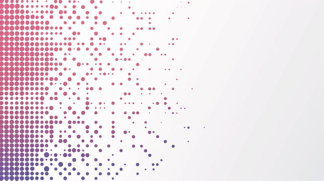 Gradient dots fading into a white background – dynamic dot pattern fading softly, bright and clean, perfect for business presentations.