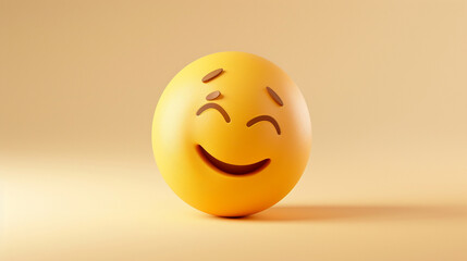 Winking face emoji &ndash; playful yellow face, one eye closed, cheeky smile, light pastel background.