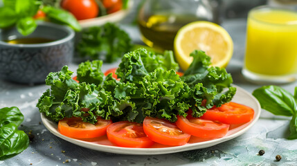 Kale and Tomato Salad A Vibrant and Healthy Recipe