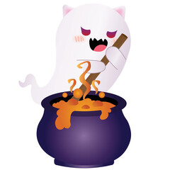 Happy Halloween october cute cartoon