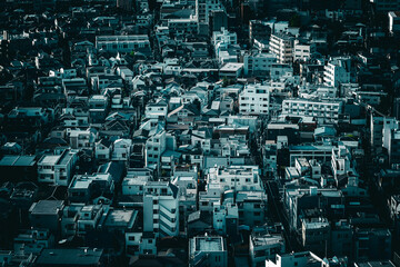 密集した住宅街