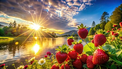 Vivid scenes burst with color as nature awakens, celebrating the arrival of Summer 2023, where sunshine bathes everything in warmth and joy.