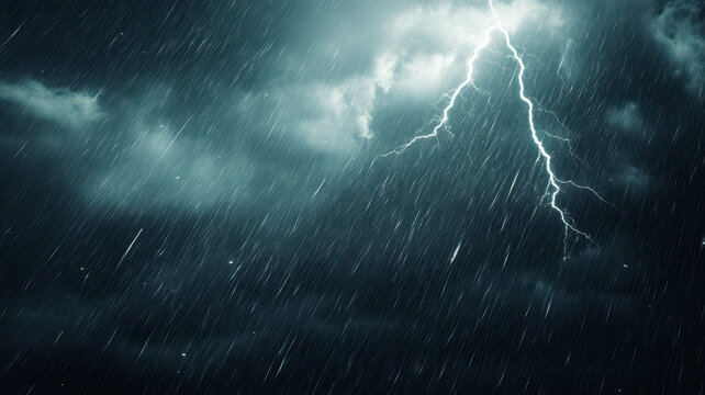 strom rain and thunder