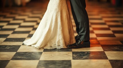 Timeless snapshots: old fashioned photograph from a 60s or 70s wedding, capturing the essence of love and nostalgia that freeze cherished moments in the elegance of past eras