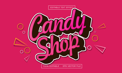 Candy Shop Text Effect