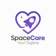 Space Care Logo Design Template. Good for Business, Agency, Community and Organization