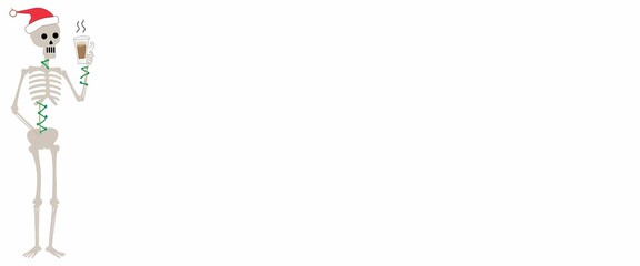 Obraz premium Jolly peanut mascot with festive spirit on white background