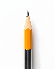 Iconic Mechanical Pencil Against Minimalist White Background