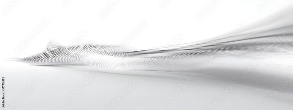 Poster light wave diffraction mesmerizing 3d rendered abstract waves and patterns
