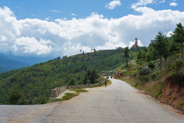 mountain road in the mountains