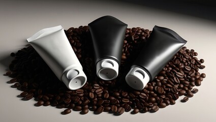 Aesthetic coffee mockup products for promotion