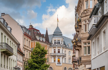 Fototapeta premium Baden-Baden is a spa town in the Black Forest, southwest of Germany and close to the border with France.