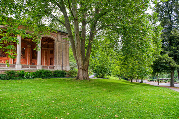 Baden-Baden is a spa town in the Black Forest, southwest of Germany and close to the border with France.