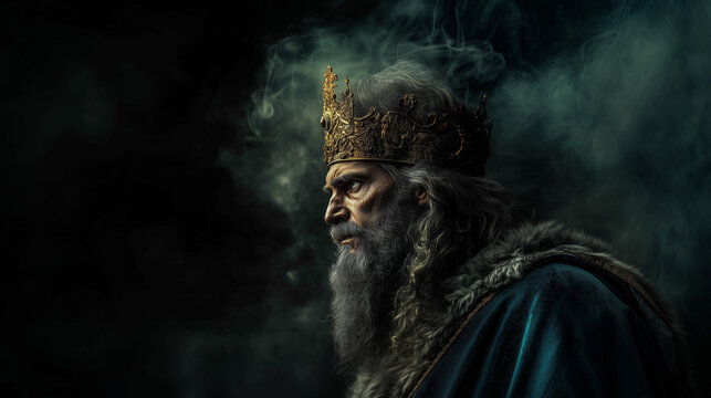Painting on an ancient biblical king