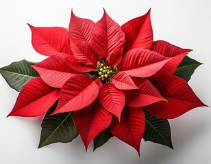 Freigestellter Weihnachtsstern &ndash; Perfekt f&uuml;r Weihnachtsdekorationen und Festtagswerbung