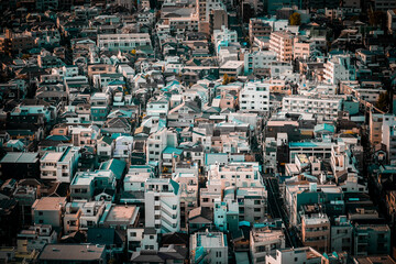 東京の住宅密集地