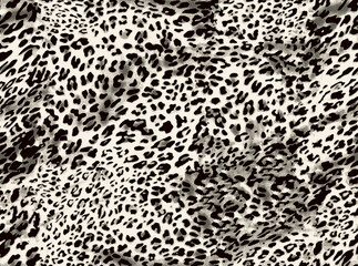 leopard pattern seamless fashionable design for print clothes, paper, fabric. leopard spots
