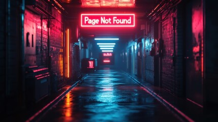 Fototapeta premium Futuristic neon 