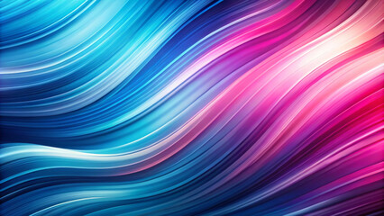 Vibrant blue and pink abstract background with flowing waves creates dynamic and energetic atmosphere. smooth gradients evoke sense of movement and depth