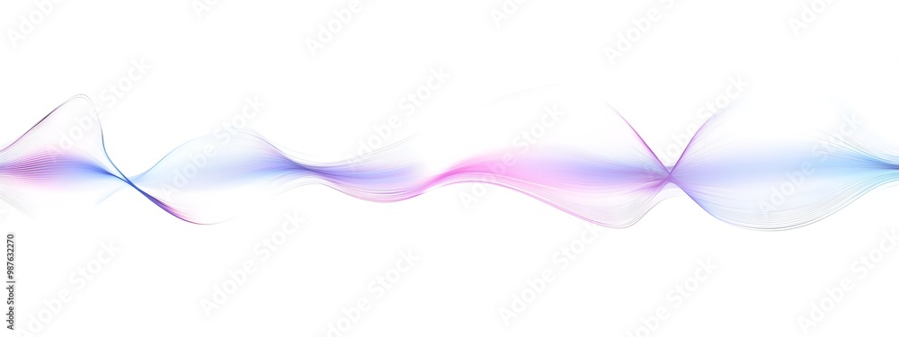Poster prismatic light wave with coherence length elegant visualization of light behavior