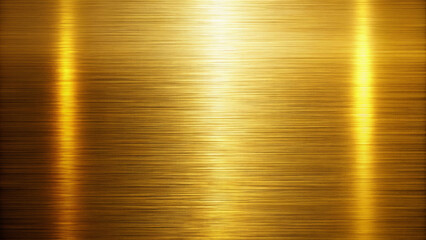 Shiny gold metal texture background with smooth, reflective surface. elegant sheen creates luxurious feel, perfect for design projects or artistic applications