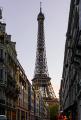 Traveling to Eiffel tower in Paris France