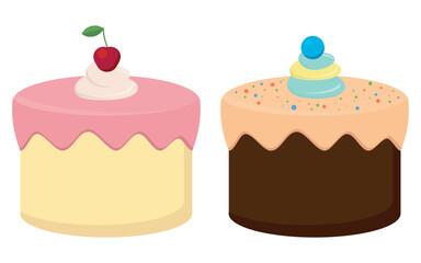 Delicious Decorative Cakes that are Beautifully Crafted with Colorful Frosting and Toppings