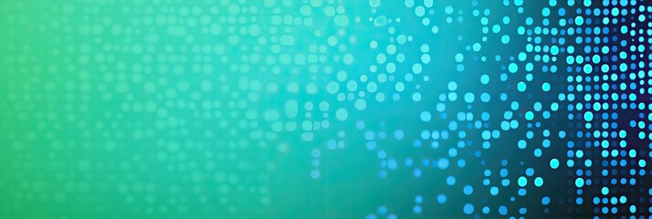 Abstract digital background with gradient colors and dotted patterns.